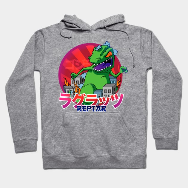 Reptar Rugrats Reptar Hoodie TeePublic